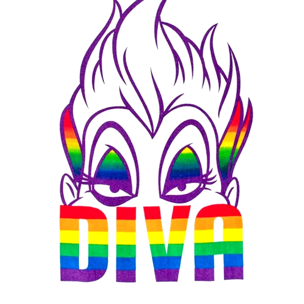 Disney Diva Gay Pride Beach Towel